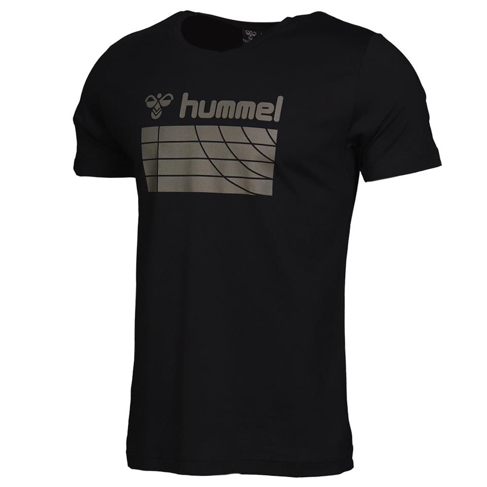 Hummel Lemvig T-Shirt S/S Tee Erkek Siyah Tshirt