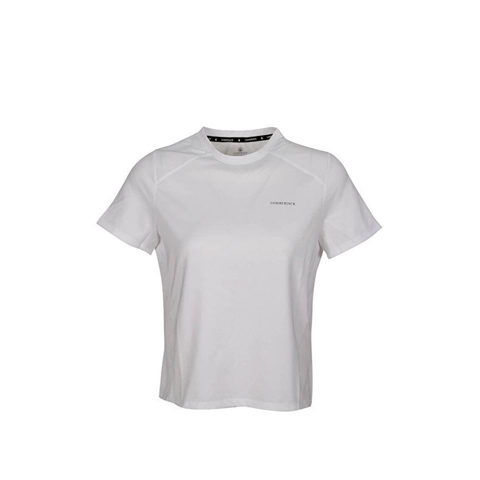 Lumberjack 1M Ct151 Maria Pes T-Shirt Kadın Beyaz Tshirt