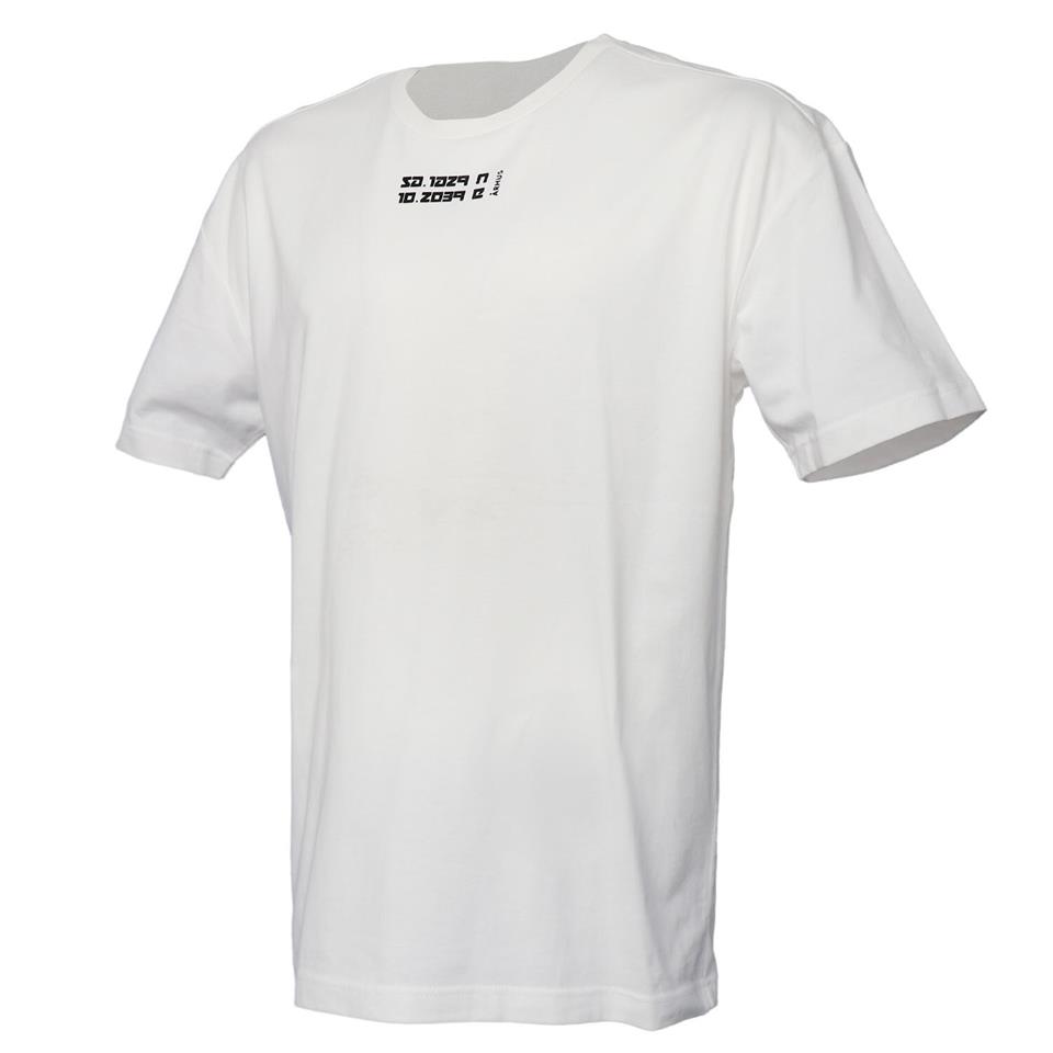Hummel Erkole Oversize T-Shirt S/S Erkek Beyaz Tshirt - Bisiklet