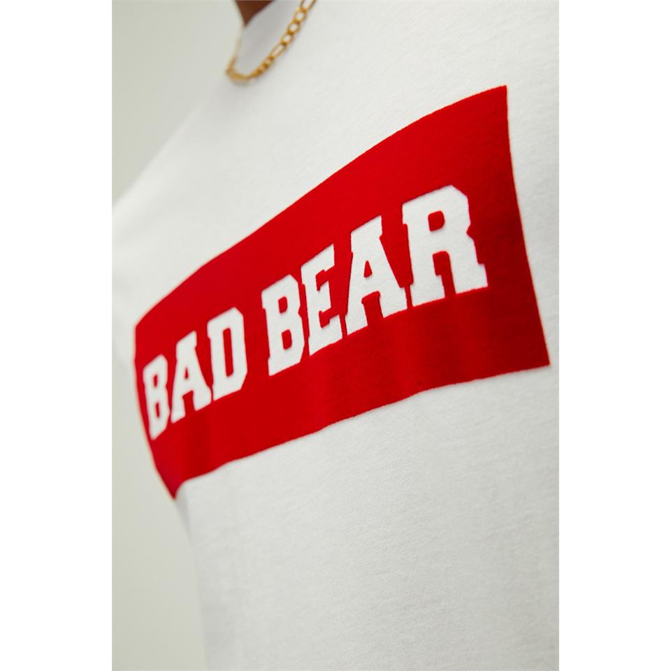 Bad Bear Flog T-Shirt Erkek Beyaz Tshirt - Bisiklet