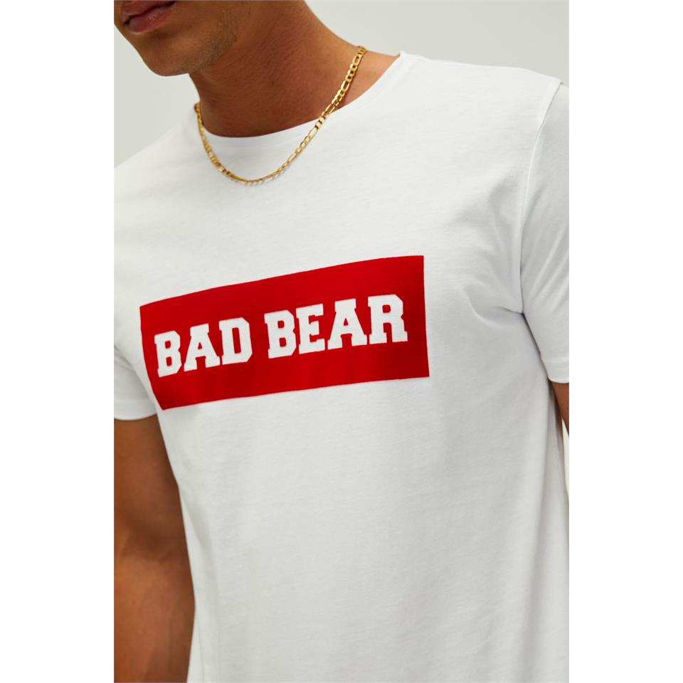 Bad Bear Flog T-Shirt Erkek Beyaz Tshirt - Bisiklet