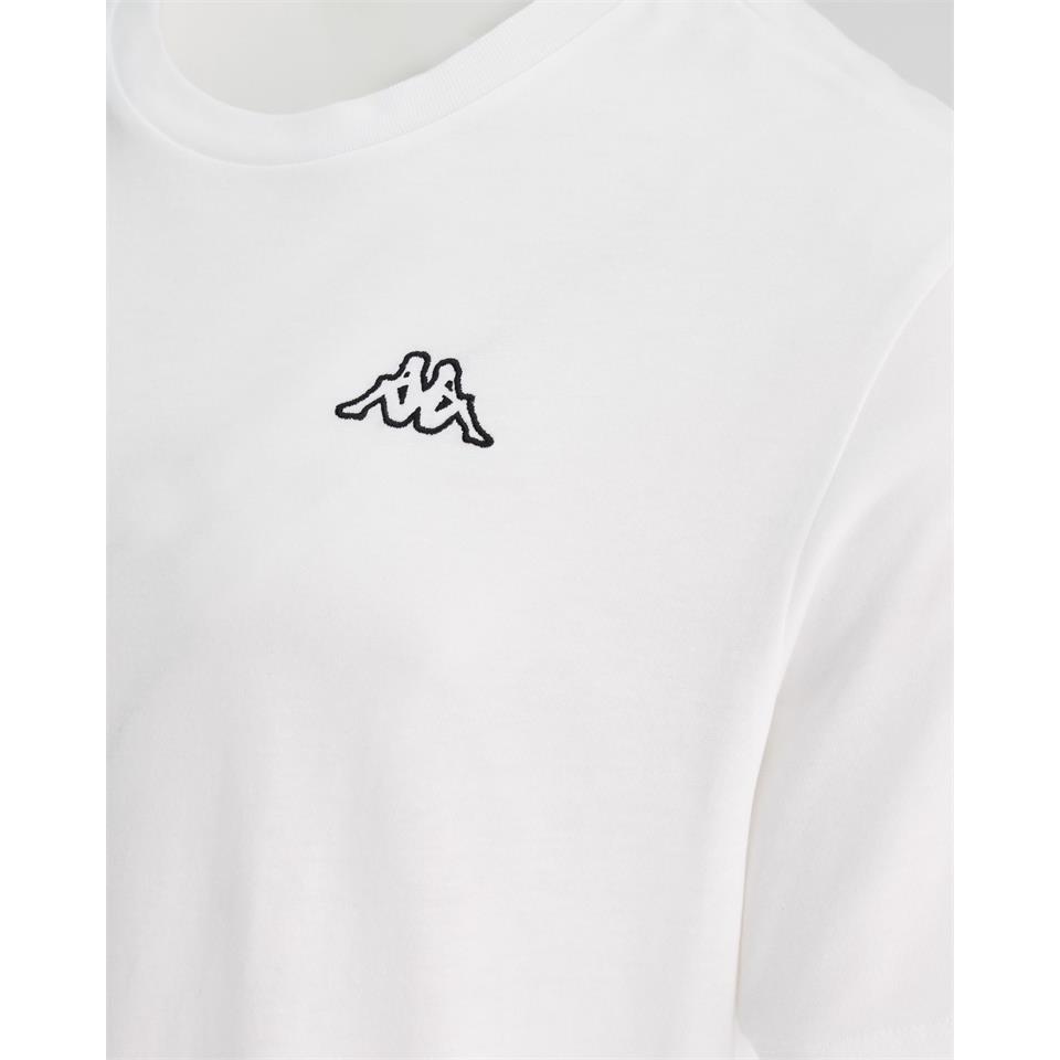 Kappa Logo Cafers Tk Erkek Beyaz Bisiklet Yaka Tshirt