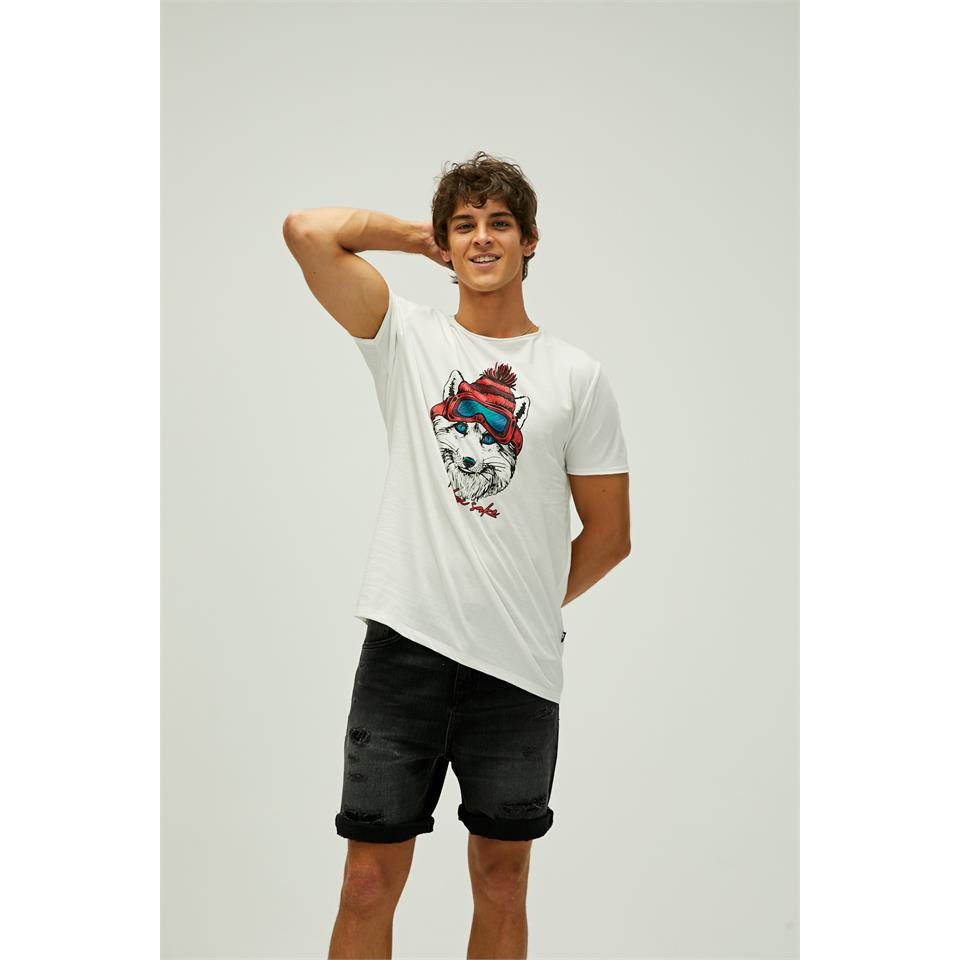 Bad Bear Snowfox T-Shirt Erkek  Bisiklet Yaka Tshirt