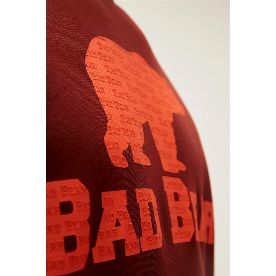 Bad Bear Logo Crewneck Kahverengi Erkek Sweat - Bisiklet