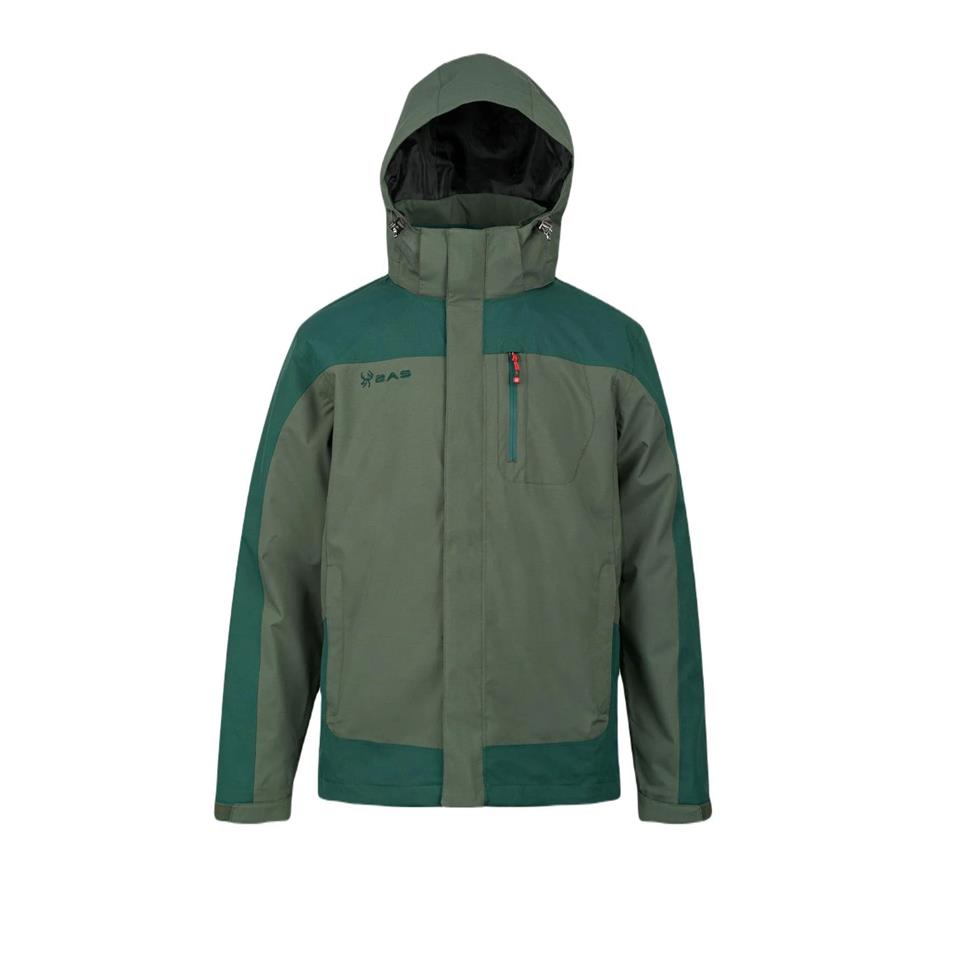 2As Elbruz 3in1 Jacket Man Yeşil Erkek Mont
