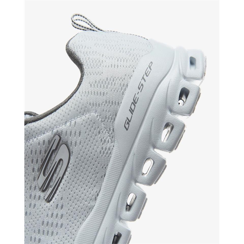 Skechers Glide-Step-Fasten Up Erkek Beyaz Spor Ayakkabı