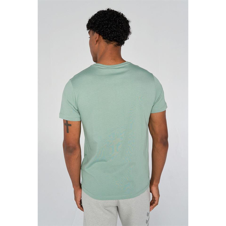 Hummel Hmlhans T-Shirt S/S Yeşil Erkek Tshirt - Bisiklet