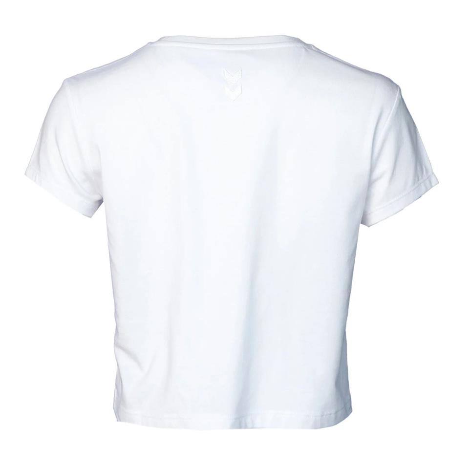 Hummel Hmlt-Mt Emmi Short T-Shirt Kadın Beyaz Tshirt - Bisiklet