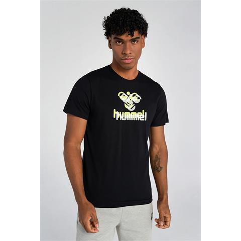 Hummel Hmlsenna T-Shirt S/S Erkek Siyah Tshirt - Bisiklet