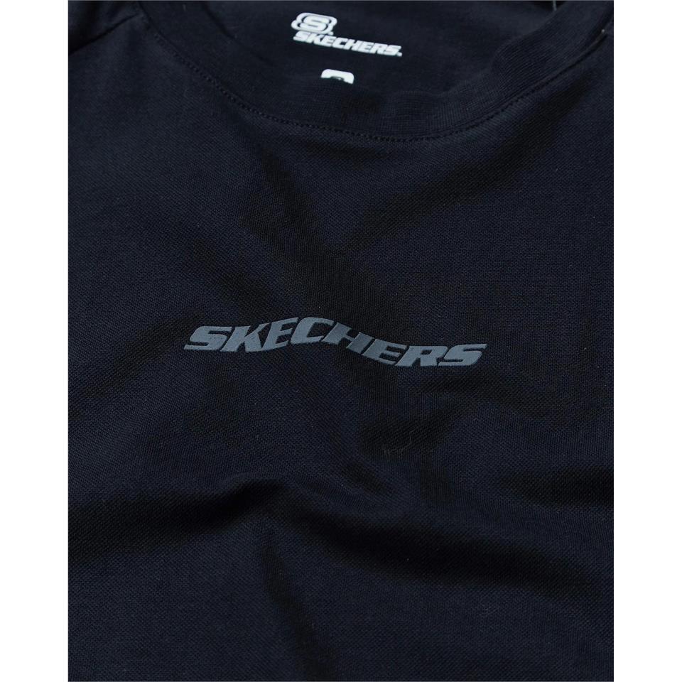 Skechers M Graphic Tee Crew Neck T-Shirt Erkek Siyah Tshirt - Bisiklet