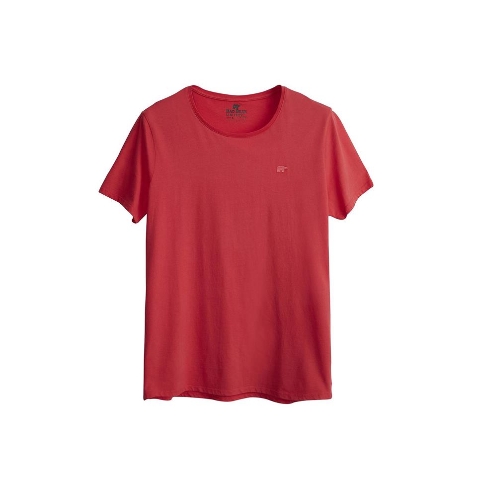 Bad Bear Solid T-Shirt Kırmızı Erkek Tshirt - Bisiklet