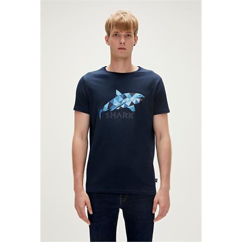 Bad Bear Shark T-Shirt Mavi Erkek Tshirt - Bisiklet