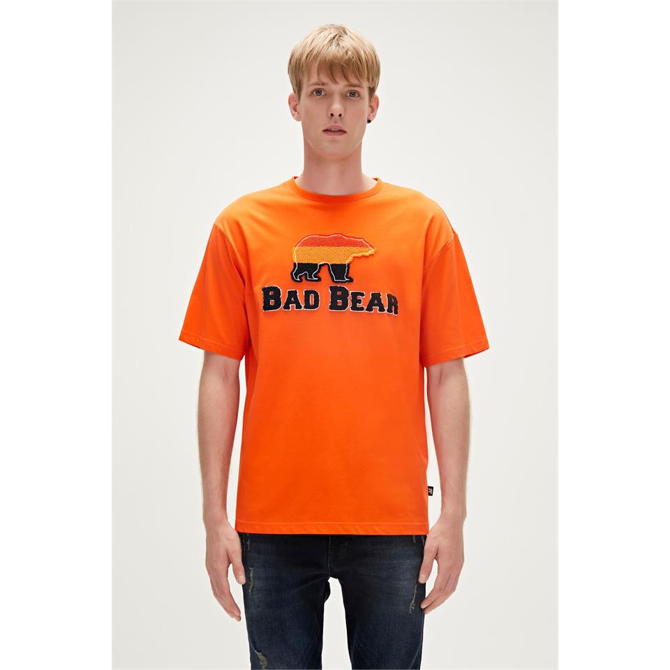 Bad Bear Tripart T-Shirt Turuncu Erkek Tshirt - Bisiklet