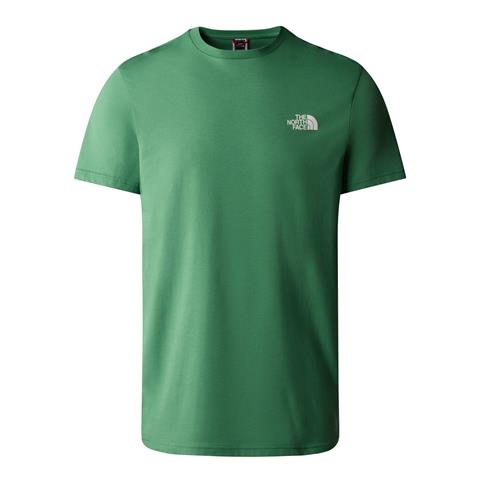 The North Face M S/S Simple Dome Tee - Eu Yeşil Erkek Tshirt - Bisiklet