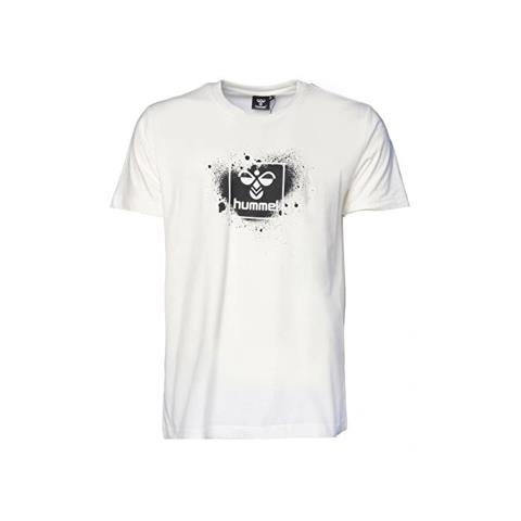 Hummel Hmlrowan T-Shirt S/S Beyaz Erkek Tshirt - Bisiklet