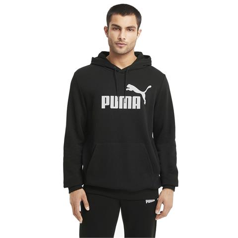 Puma Ess Big Logo Hoodie Siyah Erkek Sweat - Kapson