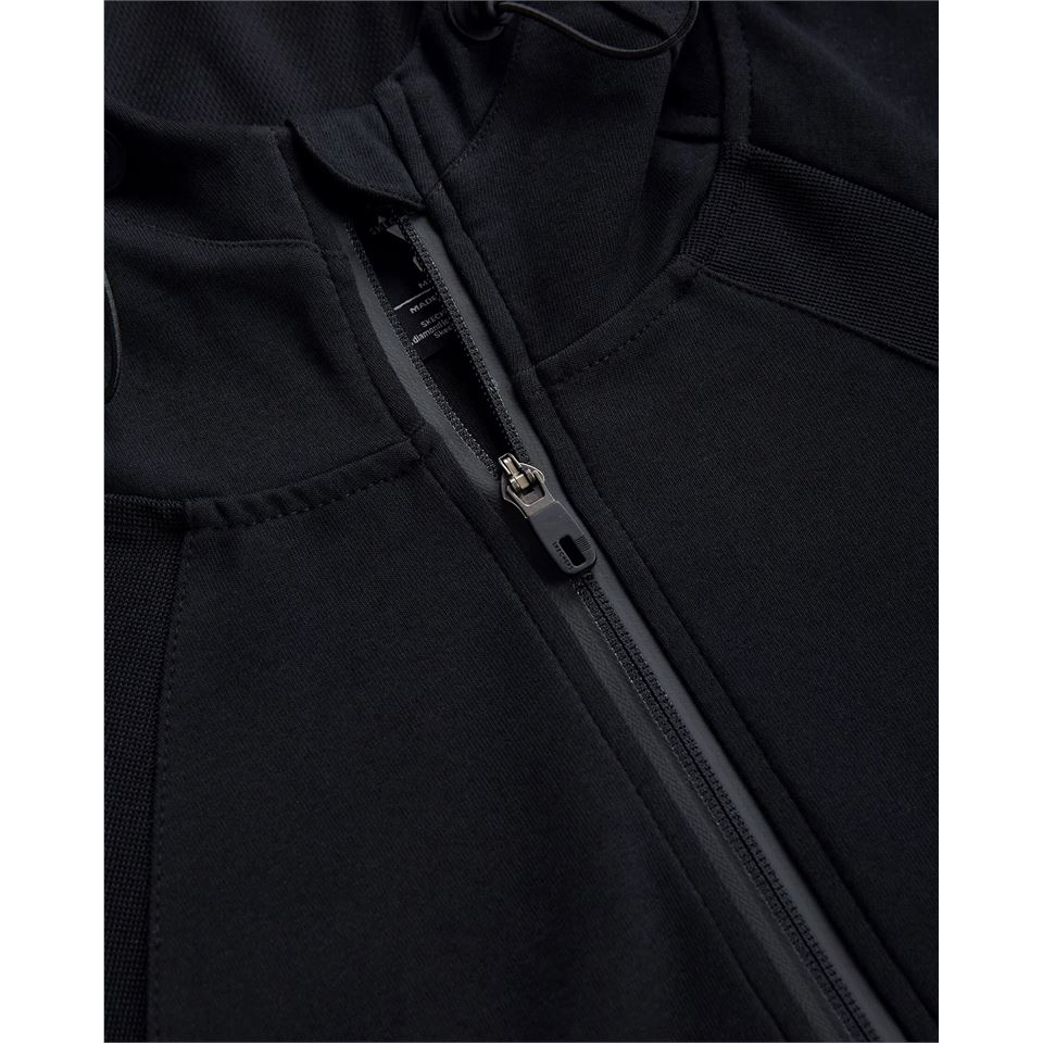 Skechers M 2XI-Lock Full Zip Hoodie Sweatshirt Erkek Siyah Tam Fermuarlı Sweat