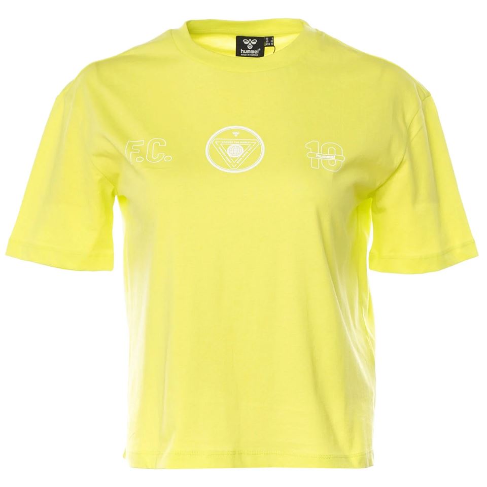 Hummel Hmlt-ic icona Boxy Unity T-Shirt Kadın  Bisiklet Yaka Tshirt