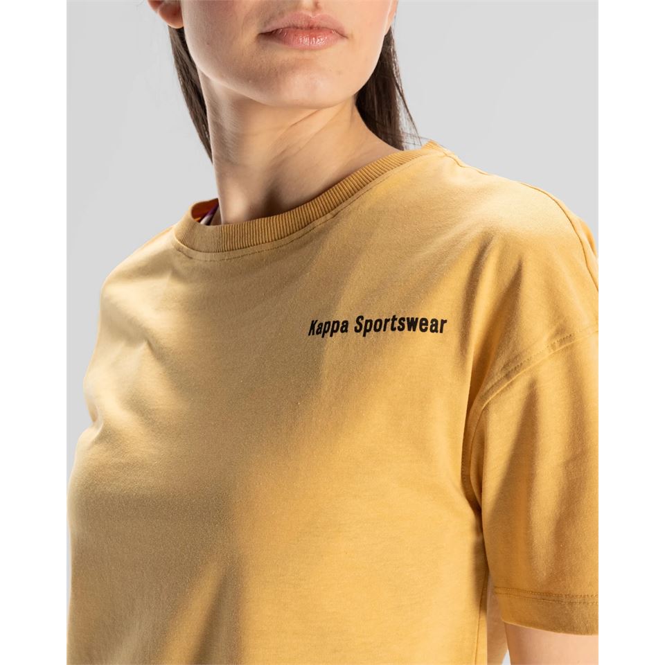 Kappa Authentic Jessa-Woman-T-Shirt Kadın  Bisiklet Yaka Tshirt