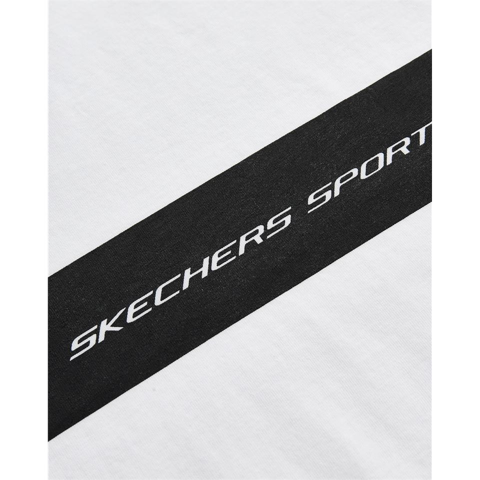 Skechers Graphic T-Shirt M Short Sleeve Erkek  Bisiklet Yaka Tshirt