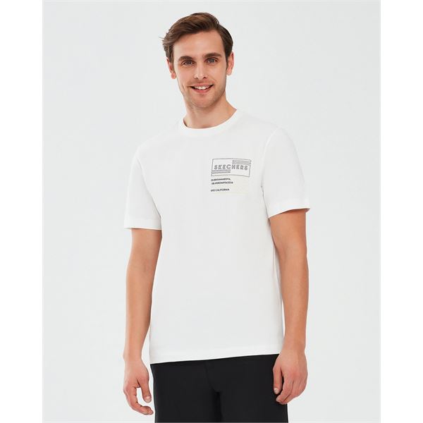 Skechers Graphic T-Shirt M Short Sleeve Erkek Tshirt - Bisiklet 