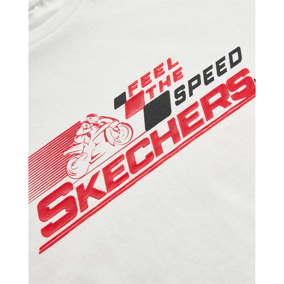 Skechers Graphic Tee B Short Sleeve Erkek Çocuk  Bisiklet Yaka Tshirt