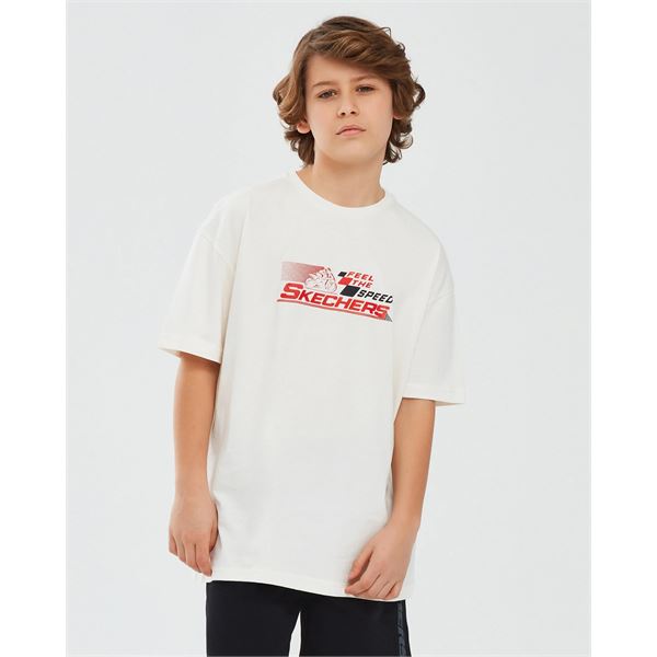 Skechers Graphic Tee B Short Sleeve Erkek Çocuk Tshirt - Bisiklet 